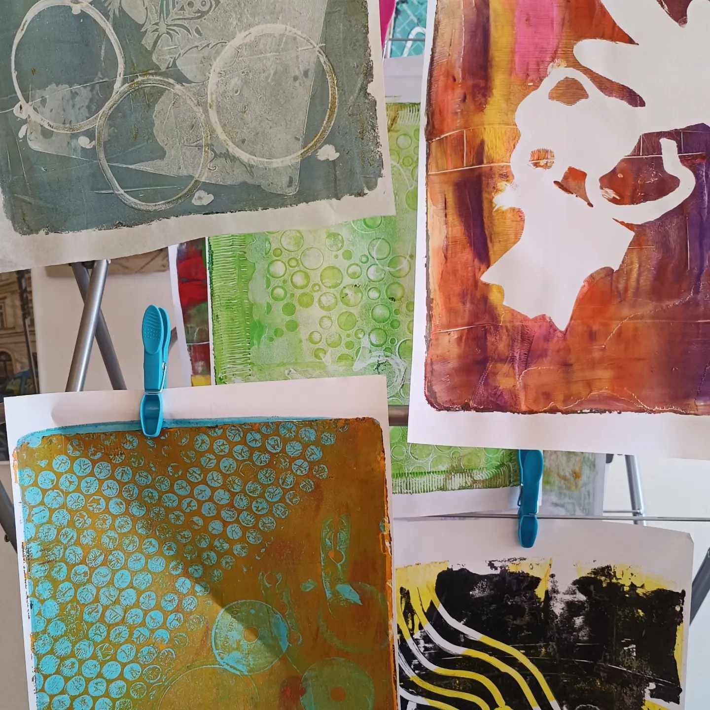 Gelli press printing -begin at the beginning! Coming soon